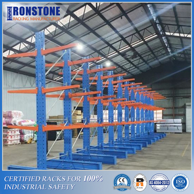 Качество  Industrial Customized Anti-Rust Cantilever Racking System For Storing  Bulky Materials фабрика